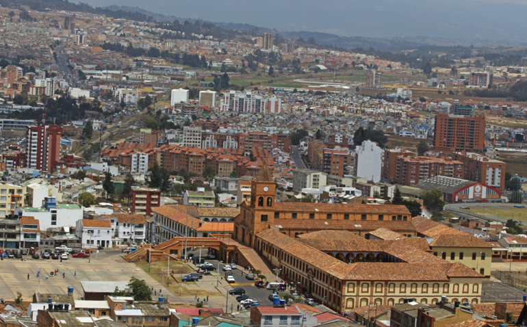 Panorámica con vista al norte